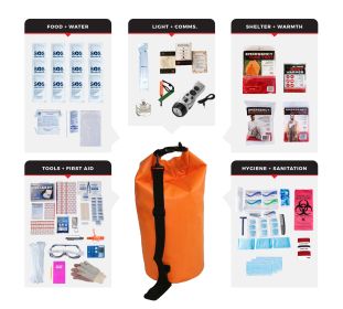 1 Person Survival Kit Dry Bag