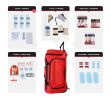 2 Person Necessity Survival Kit with Rolling Bag for Emergency Preparedness