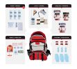 3 Person Emergency Survival Kit Backpack with Essential Supplies