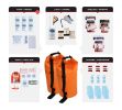 3 Person Emergency Preparedness Kit with Dry Storage Bag