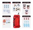 3 Person Survival Kit Rolling Bag with Emergency Supplies