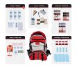 4-Person Survival Kit Backpack