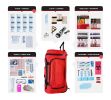 4 Person Comfort Survival Kit Rolling Bag