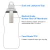HygieniSafe Collapsible Water Filter Bottle 600 ml