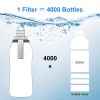 HygieniSafe Collapsible Water Filter Bottle 600 ml