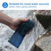HygieniSafe Collapsible Water Filter Bottle 600 ml