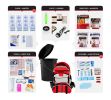 3 Person Emergency Preparedness Comfort Kit with Storage Bucket and Lid