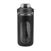 Silicone Sleeve Handle 34Oz Glass Water Intake Tracker Bottle with Straw