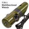 ABS 7 In 1 Multifunctional Survival Whistle