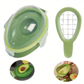 2pcs; Avocado Storage Container