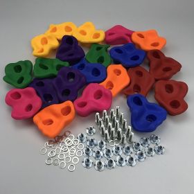 Rock Climbing Holds With Screws;