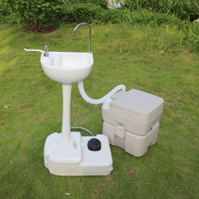 Hand Sink with Portable Toilet