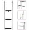 Folding 3-step Stainless Steel Ladder