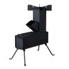 Camping rocket stove picnicking or fishing