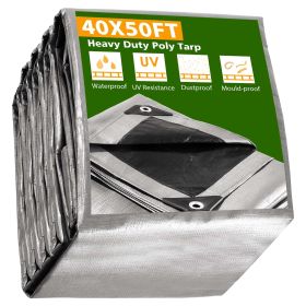 40x50ft Heavy Duty Poly Tarp