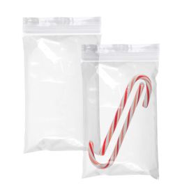 Pack of 1000 Zipper Bags, Clear 5 x 8. Ultra Thick Seal Top Polyethylene Bags for Packing and Storing 5x8. USDA Approved
