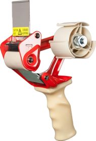 Industrial Packing Tape Dispenser for 2" Tape. Side Loading Tape Gun. Heavy Duty Hand Tape Gun. Lightweight and Portable for Commercial Packaging