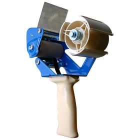Industrial Packing Tape Dispenser for 3" Tape. Side Loading Tape Gun. Heavy Duty Hand Tape Gun. Lightweight and Portable for Commercial Packaging