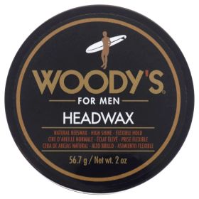 Headwax Natural Beeswax by Woodys for Men - 2 oz Pomade