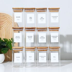 Glass Spice Jars