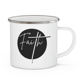 Enamel Camping Mug, Faith