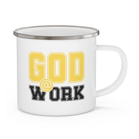 Enamel Durable Camping Multicolor Mug