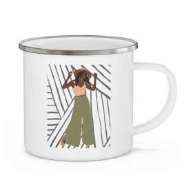 Enamel Camping Mug, Great for hot teas and coffee