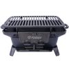 Oval Cast Iron Outdoor, Portable Charcoal Grill