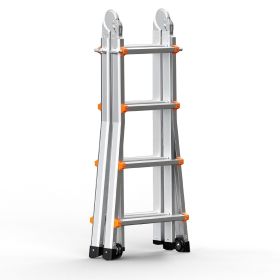VEVOR Telescoping Ladder A Frame 15 FT Extension Multi-Function for Homework