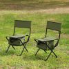 2-piece Folding Chair with Storage Bag,