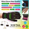 Brown Jersey Gloves, 10" Pack of 600, 10 Oz, Full-Finger Style, Breathable Cotton and Polyester Blend, Ideal for Light Duty Applications