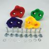 Rock Climbing Holds With Screws;