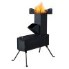 Camping rocket stove picnicking or fishing