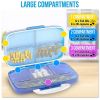 Pill Organizer Dispenser/ Travel