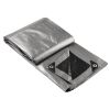 Heavy Duty Poly Tarp/ Silver+Black
