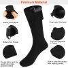 Unisex Heated Socks Rechargeable Battery Winter Warm Thermal Socks