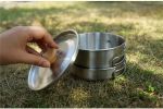 Outdoors 304 stainless steel pot set