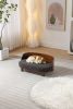 Scandinavian style Elevated Dog Bed Pet Sofa With Solid Wood legs