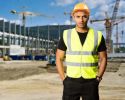 Yellow High Visibility Safety Vests, Large. Pack of 25 Polyester Reflective Vest for Women with Silver Reflective Strips