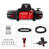 X-BULL 13500 LBS Electric Winch XPV 12V Synthetic Red Rope