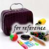 Sewing Kit Sewing Supplies Purple PU Case 10 Colors Thread Spools for DIY Beginners Emergency Travel and Home