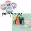 Tin Box Portable Sewing Kit 12 Colors Thread Spools Sewing Kits Sewing Supplies Kit Sewing Accessories, Random Color