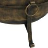Outdoor Camping Fire Pit with Spark Screen