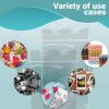 Pack of 1000 Zipper Bags, Clear 5 x 8. Ultra Thick Seal Top Polyethylene Bags for Packing and Storing 5x8. USDA Approved