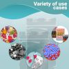 Pack of 1000 Zipper Bags, Clear 2 x 3. Ultra Thick Seal Top Polyethylene Bags for Packing and Storing 2x3. USDA Approved