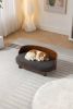 Scandinavian style Elevated Dog Bed Pet Sofa With Solid Wood legs