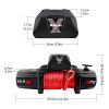 X-BULL 13500 LBS Electric Winch XPV 12V Synthetic Red Rope