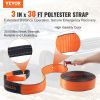 VEVOR Off-Road Recovery Kit, 3" x 30', Heavy Duty Winch Recovery Kit with 30,000 lbs Capacity Polyester Tow Strap, 44,092 lbs D-Ring Shackles