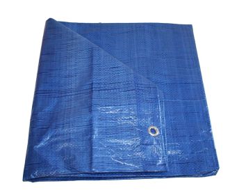 Large Blue Tarpaulin 5' x 7'