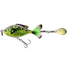 Fish Floating Tractor Luya Bait (Option: 02 color OPP bag-Small goldfish)
